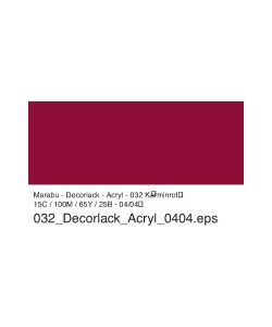 Decorlack Acryl Marabu 15 ml Carminio
