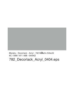Decorlack Acryl Marabu 15 ml Argento