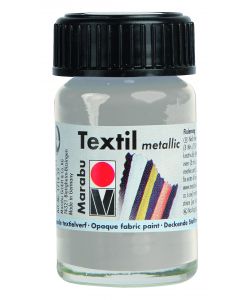 Textil Metallic Marabu 15 ml Argento Metallizzato