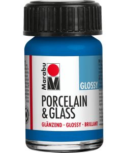 Marabu Vernice lucida per porcellana e vetro Gentiana 15 ml a base d'acqua