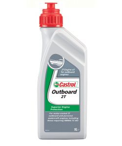 Castrol Olio motore Outboard 2T 1L Minerale per imbarcazioni 2-Stroke