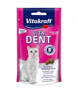 Vitakraft Snack Dentale per Gatti 75 g - Forma di dente - Senza zucchero
