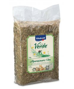 Vitakraft Fieno dei Pascoli Alpini 1 kg - Mangime per Roditori - Alta Fibra