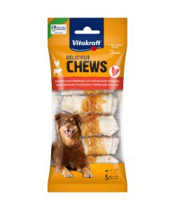 Vitakraft Ossi Nodati per Cani con Pollo 5 Pezzi 70g Snack Masticare
