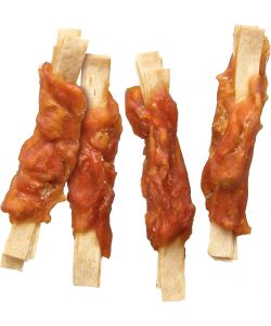 Vitakraft Snack Cani Pollo e Pesce 80 g - Strisce Masticabili Gusto Arancione
