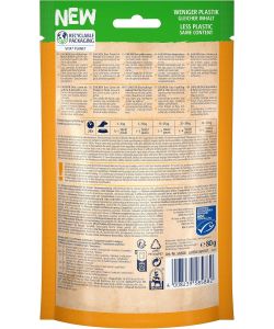 Vitakraft Snack Cani Pollo e Pesce 80 g - Strisce Masticabili Gusto Arancione