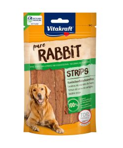 Vitakraft Strisce di carne di coniglio snack per cani 80 g arancione