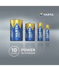 Varta Longlife Power Batterie C Mezza Torcia 1,5V - 2 pz