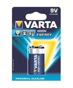 Varta Batteria 9V Transistor Longlife Power Pila Alcalina - 1pz