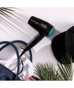 Remington Asciugacapelli da viaggio pieghevole 2000 W nero