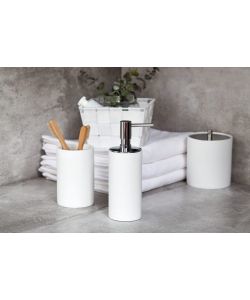 Wenko Cestino Bagno Adria Mini - Bianco - 14x9x14 cm