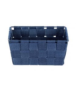 Wenko Cestino Bagno Adria Mini - Blu - 19x9x14 cm