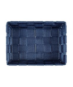 Wenko Cestino Bagno Adria Mini - Blu - 19x9x14 cm