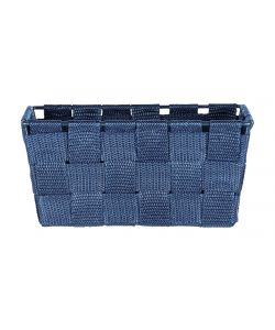 Wenko Cestino Bagno Adria Mini - Blu - 19x9x14 cm