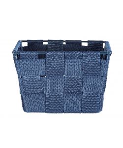 Wenko Cestino Bagno Adria Mini - Blu - 19x9x14 cm