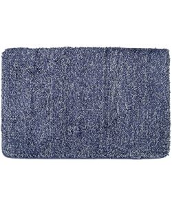 Tappetino da bagno Melange 60x90 cm Blu Navy