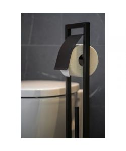Colonnina con portarotolo e scopino WC Bamboo