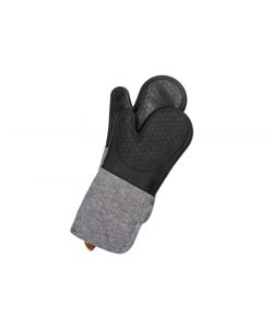 Wenko Guanti da forno in silicone nero Set 2 pezzi