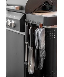 Wenko Guanti da forno in silicone nero Set 2 pezzi