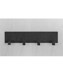 Appendiabiti magnetico Ima, nero con 4 ganci