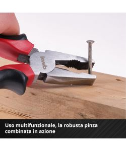 Einhell Valigetta portautensili 35pz rossa con attrezzi ergonomici e robusti