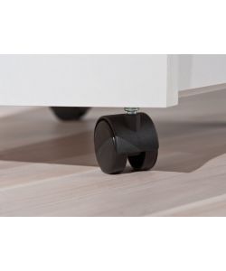 Interlink Cassettiera Laminato Bianco 40x36x64,5 cm - Moderno