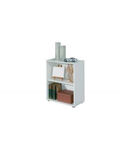 Libreria Arco 2 ripiani 60 x 30 x 75 h cm Bianco