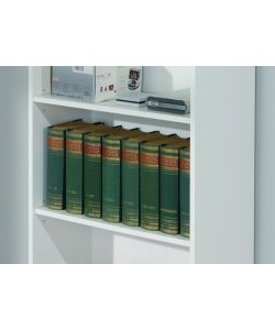 Libreria Arco 3 ripiani 60 x 30 x 110 h cm Bianco