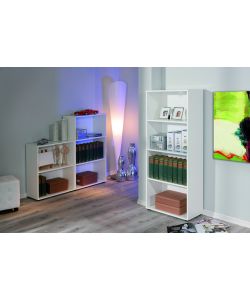 Libreria Arco 4 ripiani 60 x 30 x 145 h cm Bianco