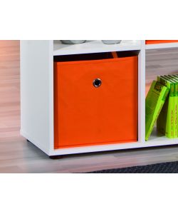 Libreria 9 Box Laminato Bianco 104.5x33x109