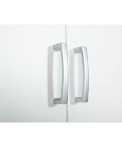 Good Living - Armadio Sopralavatrice Bianco 2 Ante 4 Ripiani 63,8x34x189 cm