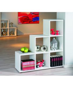 Libreria 6 Box 105 x 33 x 109 Bianco