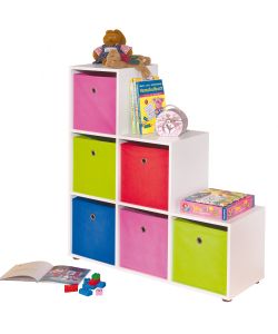 Libreria 6 Box 105 x 33 x 109 Bianco