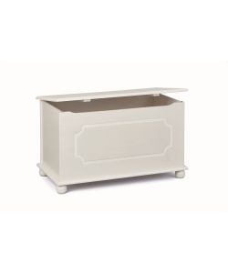 Inter Link Panca Emel Weiss 89x47x53 cm Bianco - Panca Contenitore in Legno Massello