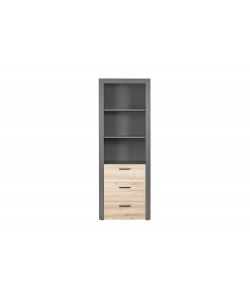 Libreria Con 3 Cassetti E 3 Vani A Giorno