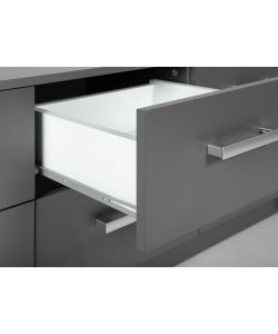 Inter Link Mobile Basso Grigio 6 Cassetti Laminato 121,8x40x50,8 cm