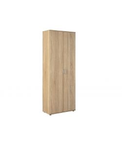 Gallo Armadio 2 Ante in Laminato Rovere - 70x34x189 cm