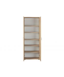 Gallo Armadio 2 Ante in Laminato Rovere - 70x34x189 cm