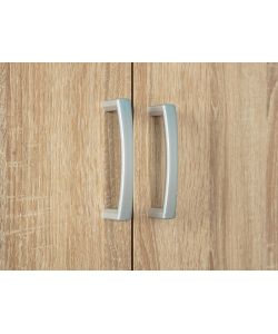 Gallo Armadio 2 Ante in Laminato Rovere - 70x34x189 cm