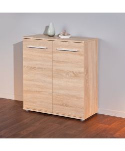Rovere - Mobile 2 ante in legno - Mobili moderni - 77x34x82 cm