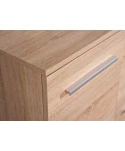 Rovere - Mobile 2 ante in legno - Mobili moderni - 77x34x82 cm