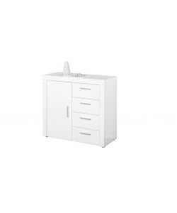 CREDENZA BIANCO 1 ANTA 4 CASS L94XP40XH86