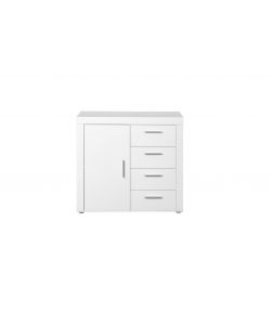 CREDENZA BIANCO 1 ANTA 4 CASS L94XP40XH86