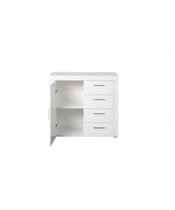 CREDENZA BIANCO 1 ANTA 4 CASS L94XP40XH86