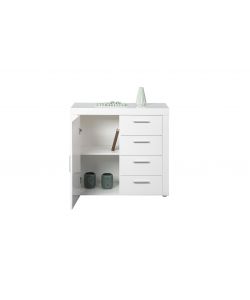 CREDENZA BIANCO 1 ANTA 4 CASS L94XP40XH86