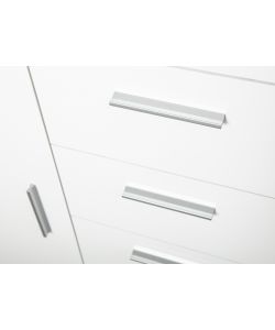 CREDENZA BIANCO 1 ANTA 4 CASS L94XP40XH86