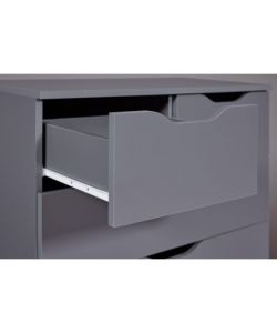 Cassettiera Silenzia 2S4S Grigio 81,5 x 40 x 112,5 cm