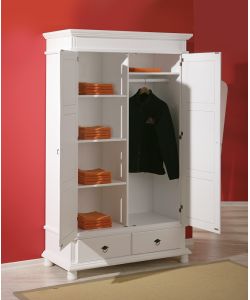 Armadio 2 ante Danz 116 x p57 x 199 Bianco