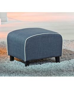 Pouf grigio 48 x 39 x 36 h cm