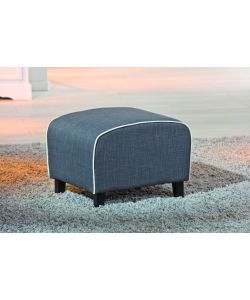 Pouf grigio 48 x 39 x 36 h cm